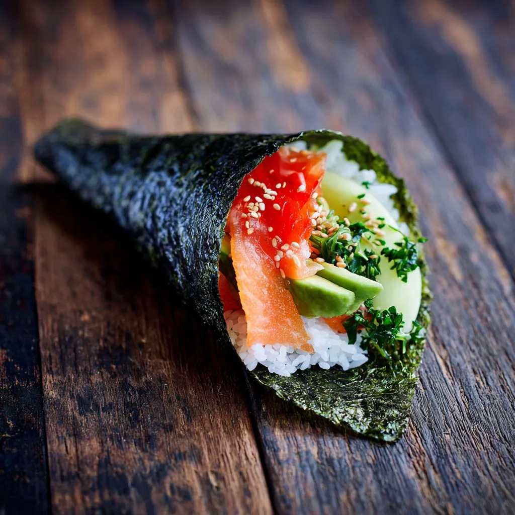 como enrolar temaki